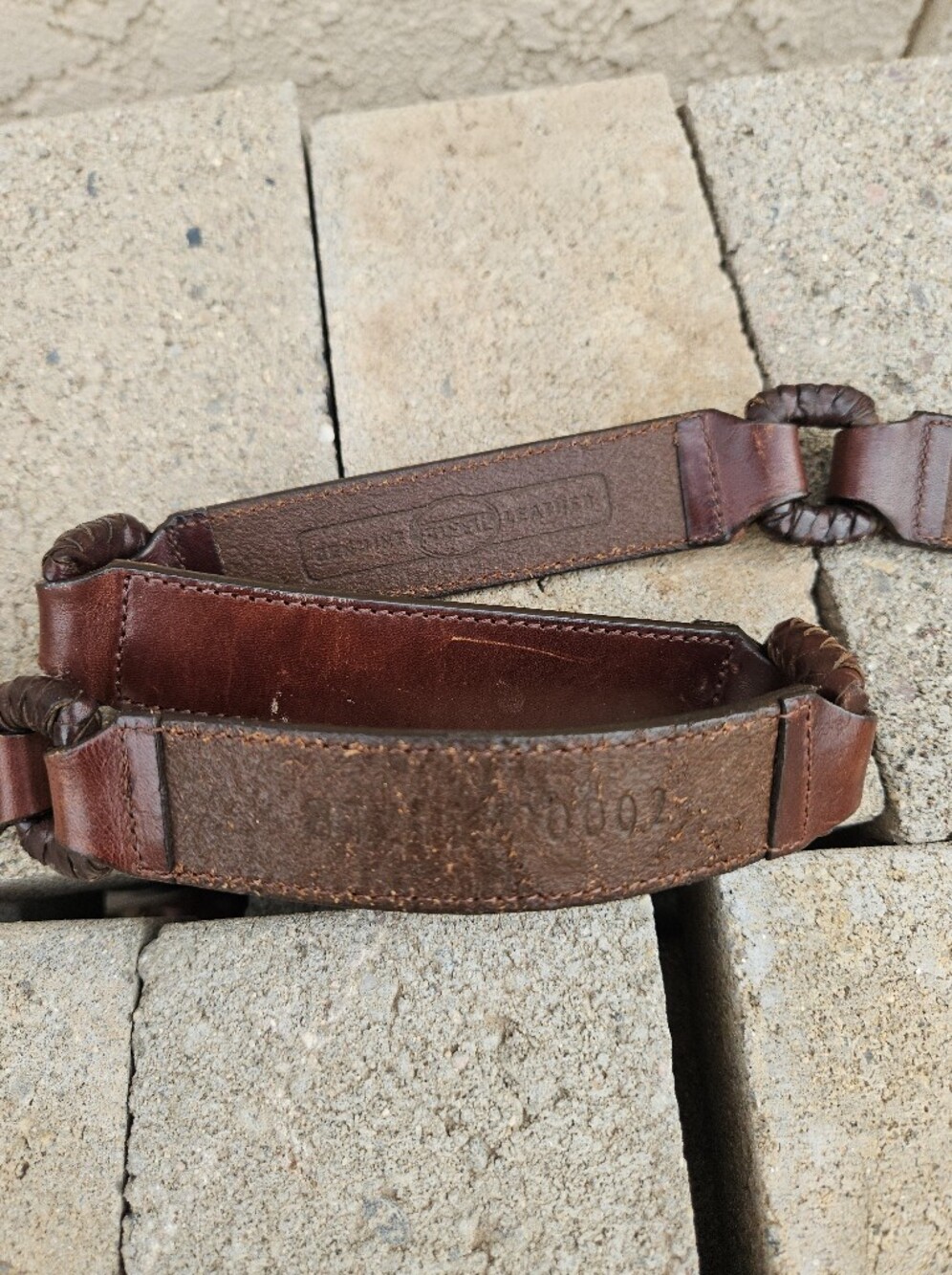 Vintage Fossil Leather Belt - Picture 3 of 4